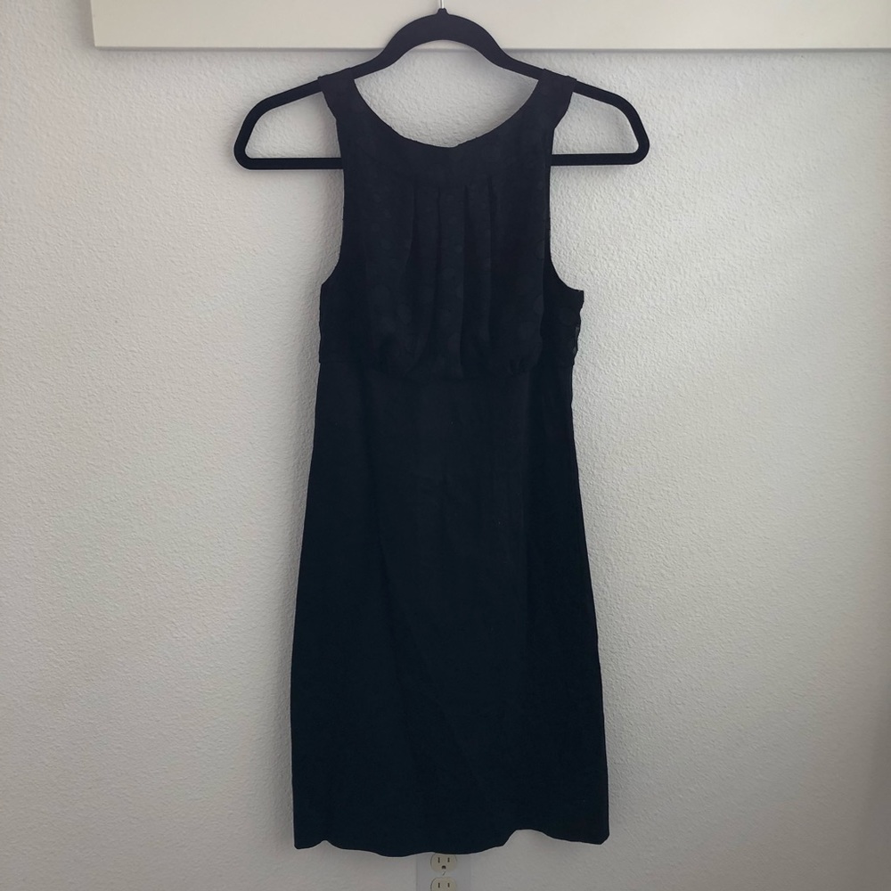 Little black dress, tie back